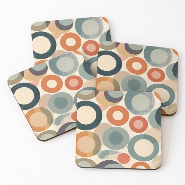 Item preview, Mid Century Modern Geometric Circles designed and sold by Prints and Lifestyle.