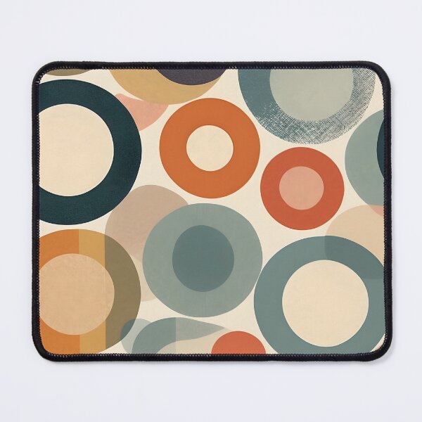 Item preview, Mid Century Modern Geometric Circles designed and sold by Prints and Lifestyle.