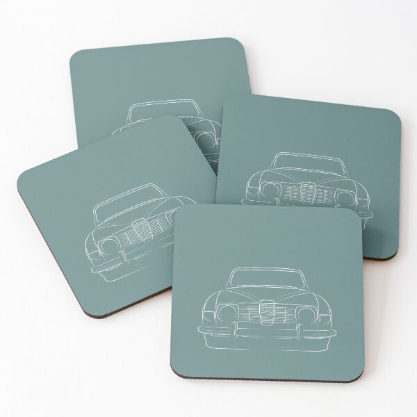 Item preview, Copy of Saab 96 - front stencil, white designed and sold by mal-photography.