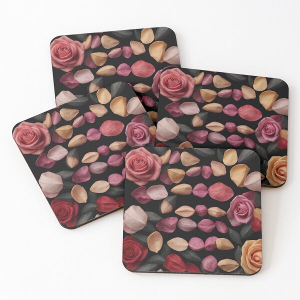 Item preview, Lipstick Collection Fashion flowers and woman lips in black background designed and sold by Carlos Gudino.