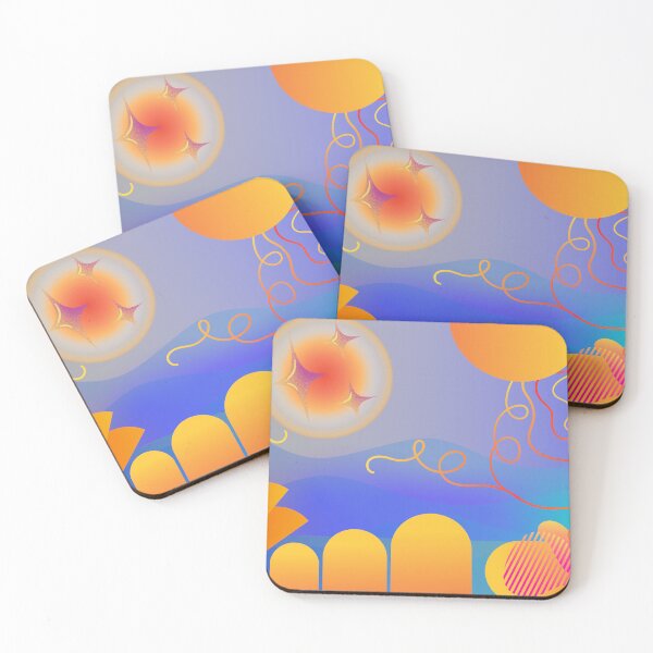 Item preview, Citrus Dreamscape Otherwordly Abstract Media  designed and sold by cottagecloudsco.