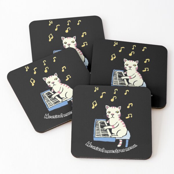 Item preview, Piano Cat Mewsical maestros meow designed and sold by ArtFeverShop.