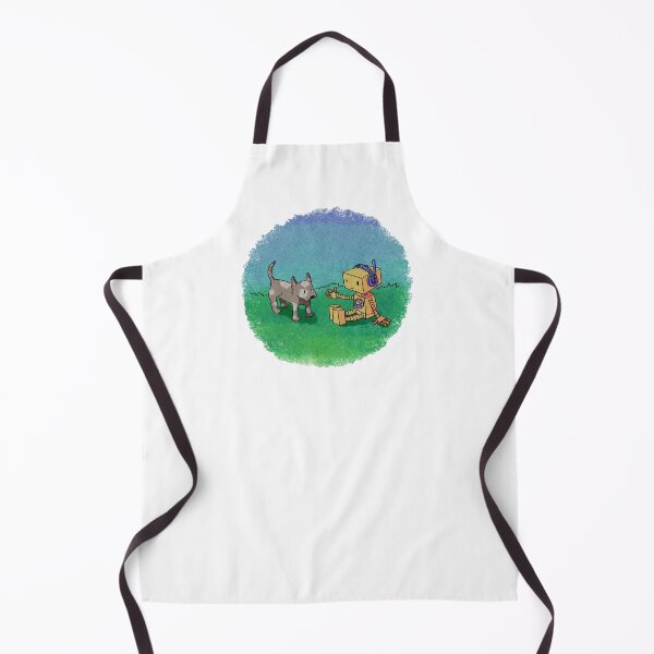 Item preview, Dog & Robot Meet in the Park designed and sold by cj sketches.