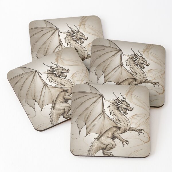 Item preview, Dragon Sketch  designed and sold by MatrixTattoo.