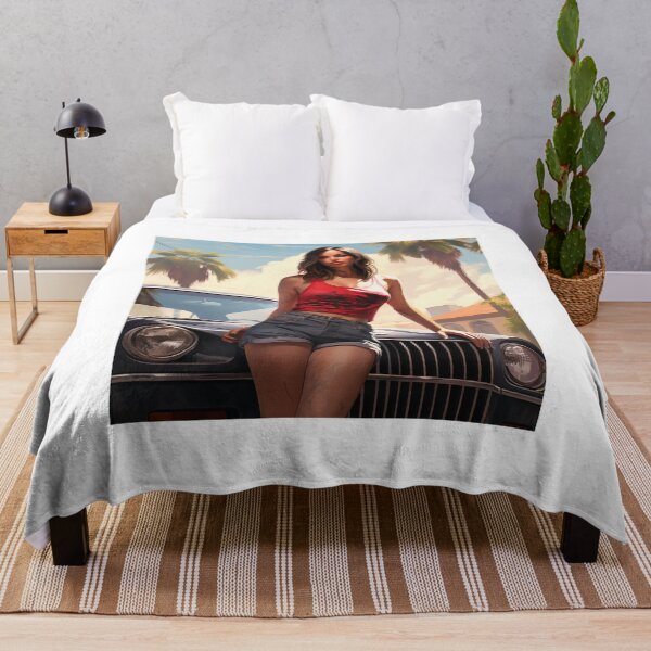 Item preview, Ana de Armas GTA Style  designed and sold by freddyaiart.