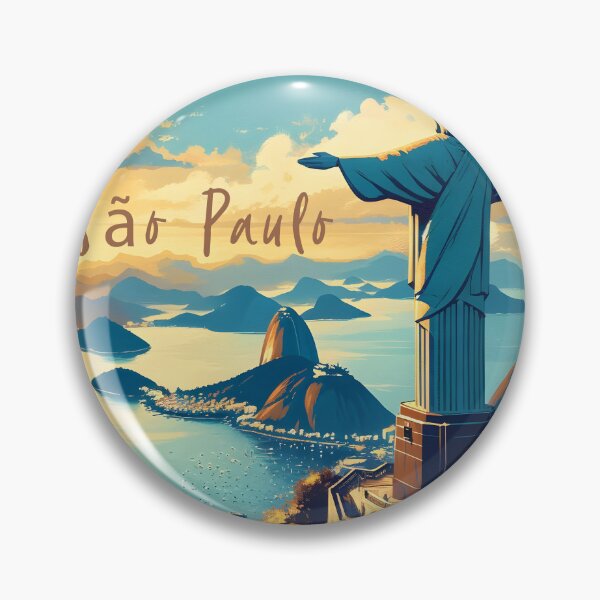 Item preview, Rio de Janeiro Iconic Skyline Art designed and sold by inkArtistryfine.