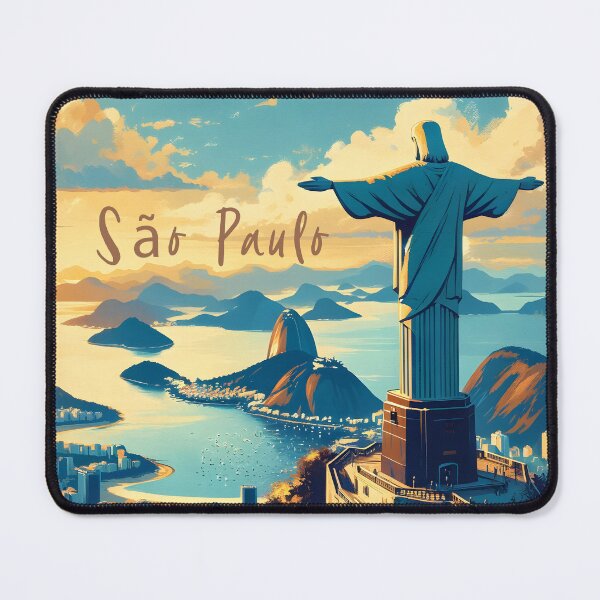 Item preview, Rio de Janeiro Iconic Skyline Art designed and sold by inkArtistryfine.