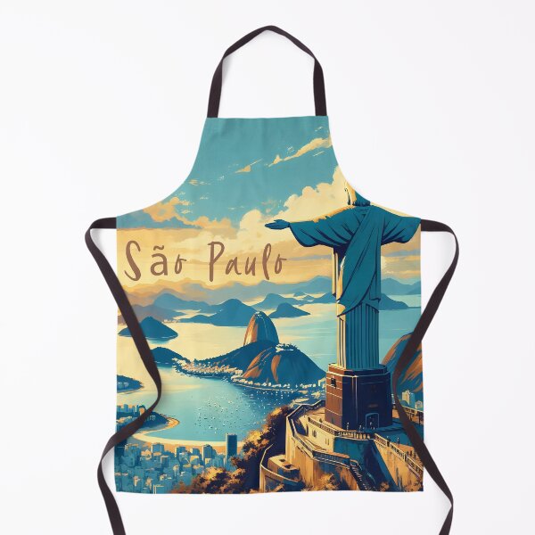 Item preview, Rio de Janeiro Iconic Skyline Art designed and sold by inkArtistryfine.