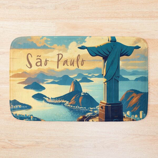 Item preview, Rio de Janeiro Iconic Skyline Art designed and sold by inkArtistryfine.