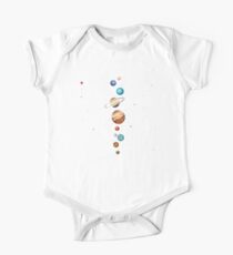 Planets of Solar System parade2 One Piece - Short Sleeve