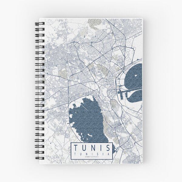 Item preview, Tunis City Map of Tunisia - Coastal designed and sold by deMAP.