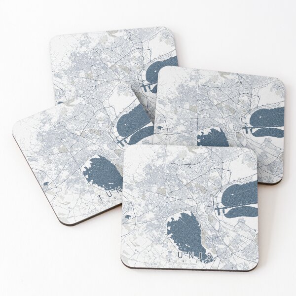 Item preview, Tunis City Map of Tunisia - Coastal designed and sold by deMAP.