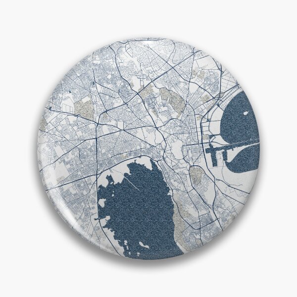 Item preview, Tunis City Map of Tunisia - Coastal designed and sold by deMAP.