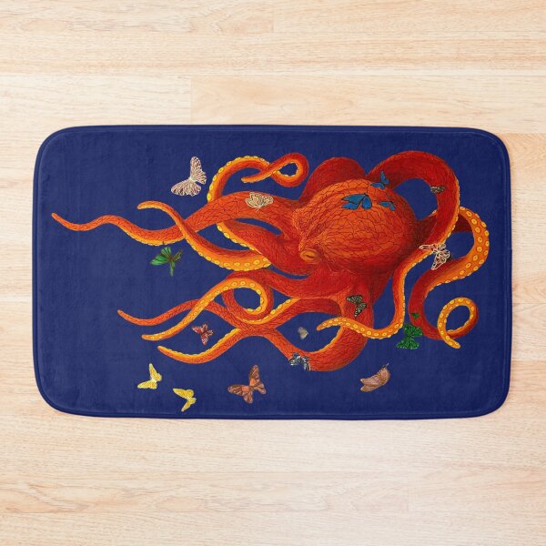 Item preview, Octopus and Butterflies designed and sold by CaitlinPadilla.