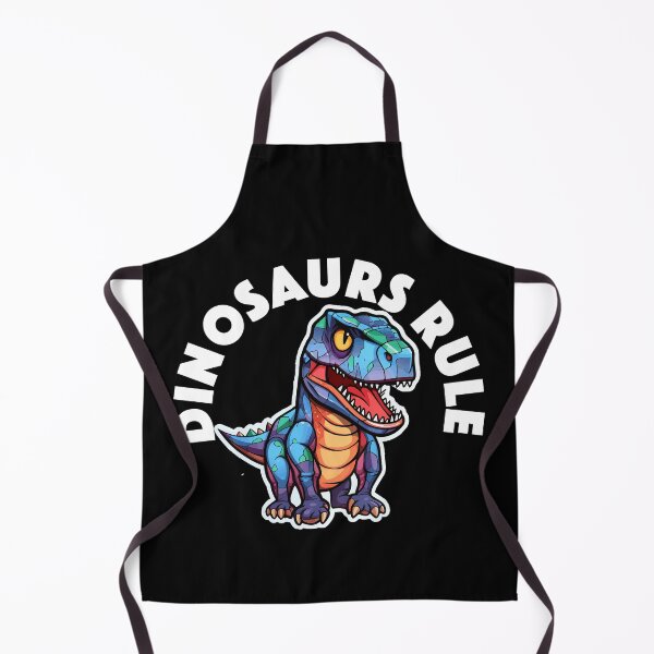 Item preview, Colorful Geometric Dinosaur - Dinosaurs Rule (White Lettering) designed and sold by VelvetRoom.