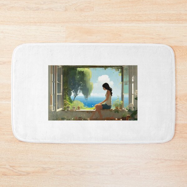 Item preview, woman, plants and sea designed and sold by CamiloAldas.