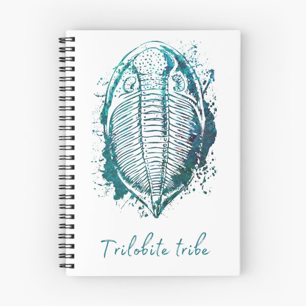 Item preview, Trilobites tribe, palaeontology, Fossil hunter watercolor designed and sold by Drawmecute.