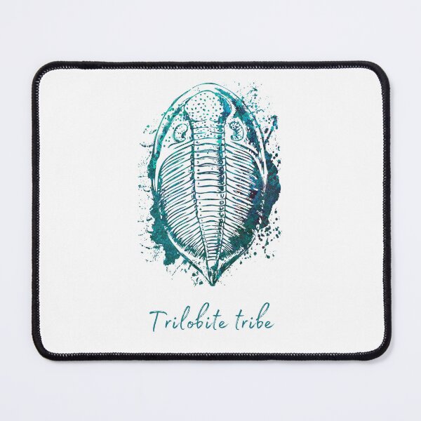 Item preview, Trilobites tribe, palaeontology, Fossil hunter watercolor designed and sold by Drawmecute.