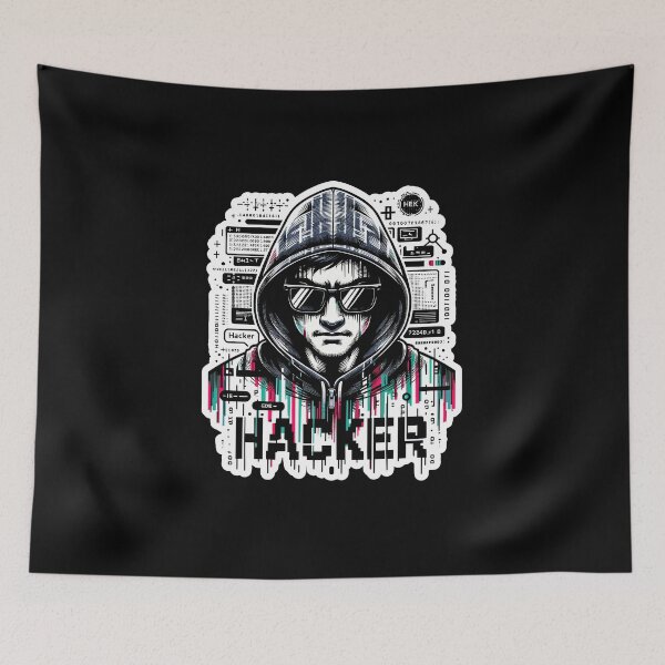 Item preview, Hacker - Illustration designed and sold by MrERNST.