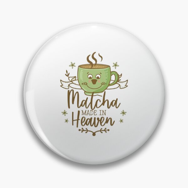 Item preview, Adorable Matcha Made in Heaven - Kawaii Tea Cute Illustration designed and sold by HahaHandlesHub.