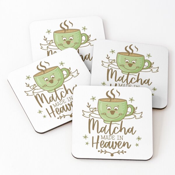 Item preview, Adorable Matcha Made in Heaven - Kawaii Tea Cute Illustration designed and sold by HahaHandlesHub.