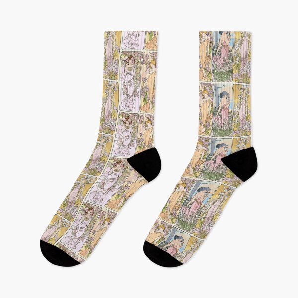 Item preview, HD. The Flowers,  Alphonse Mucha. HIGH DEFINITION designed and sold by MINDTHECHERRY.