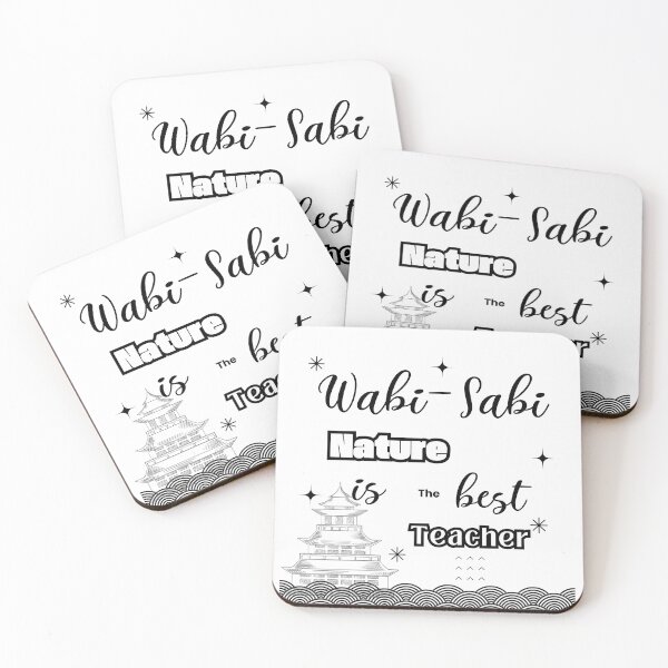 Item preview, Wabi sabi Nature is the best teacher quote for work designed and sold by CachoGlorious.