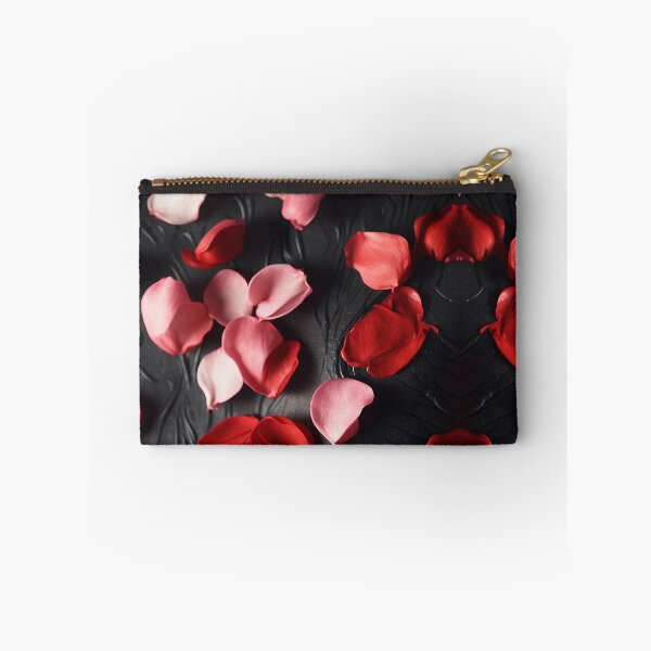 Item preview, Lipstick and rose petals woman lips in black background designed and sold by Carlos Gudino.