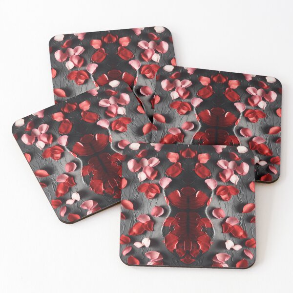 Item preview, Lipstick and rose petals woman lips in black background designed and sold by Carlos Gudino.