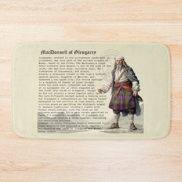 Item preview, MacDonnell of Glengarry Scottish Clan History  designed and sold by BagTown Clans.