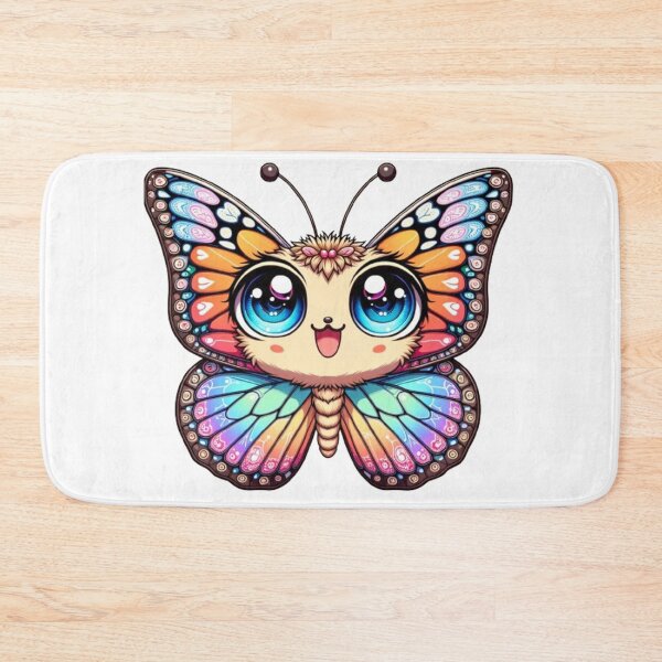 Item preview, Kawaii Butterfly with Colorful Wings designed and sold by lAnJefurtifeu.