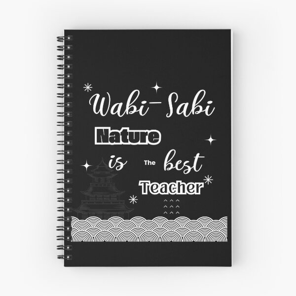 Item preview, Wabi sabi Nature is the best teacher quote for meditation lovers designed and sold by CachoGlorious.