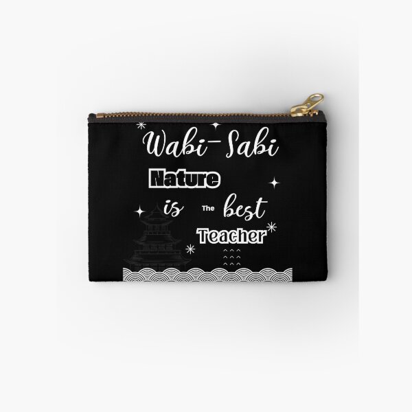 Item preview, Wabi sabi Nature is the best teacher quote for meditation lovers designed and sold by CachoGlorious.
