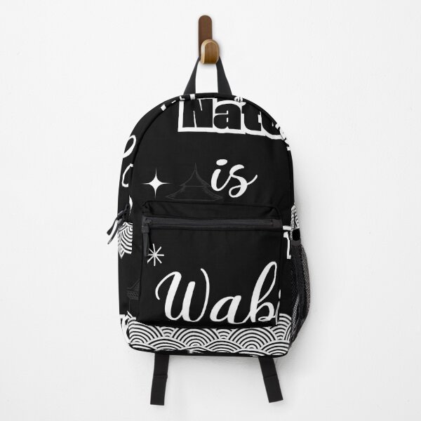 Item preview, Wabi sabi Nature is the best teacher quote for meditation lovers designed and sold by CachoGlorious.