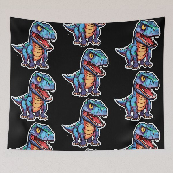 Item preview, Colorful Geometric Dinosaur designed and sold by VelvetRoom.