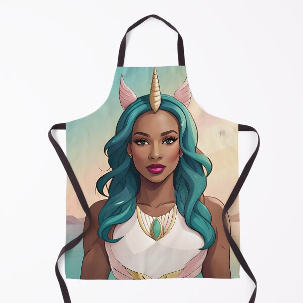 Item preview, Glam Woman Unicorn Girl One Of A Kind designed and sold by Melan Designs.