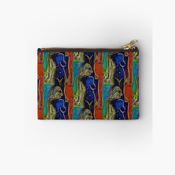 Item preview, Semi-abstract painting of female nude in dark shades designed and sold by pulchritude560.