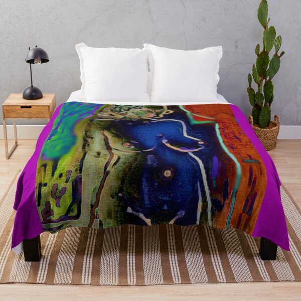 Item preview, Semi-abstract painting of female nude in dark shades designed and sold by pulchritude560.