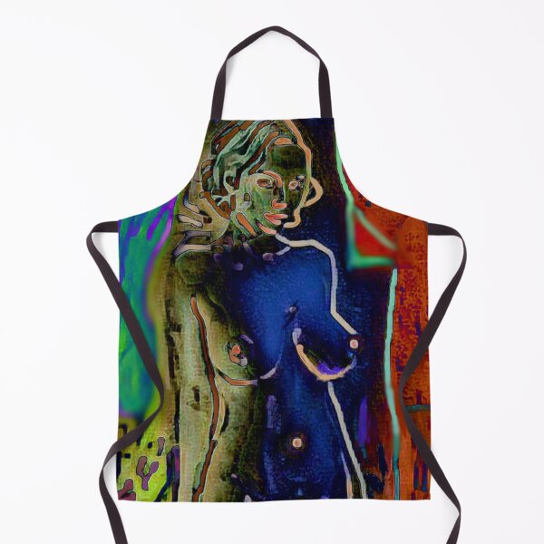 Item preview, Semi-abstract painting of female nude in dark shades designed and sold by pulchritude560.