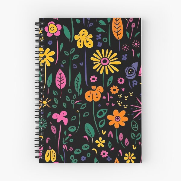 Item preview, Colorful and wild floral pattern designed and sold by randrdesign.