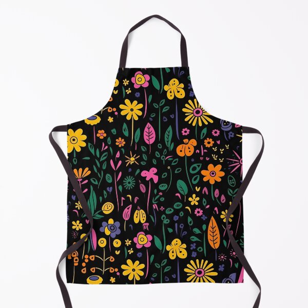Item preview, Colorful and wild floral pattern designed and sold by randrdesign.