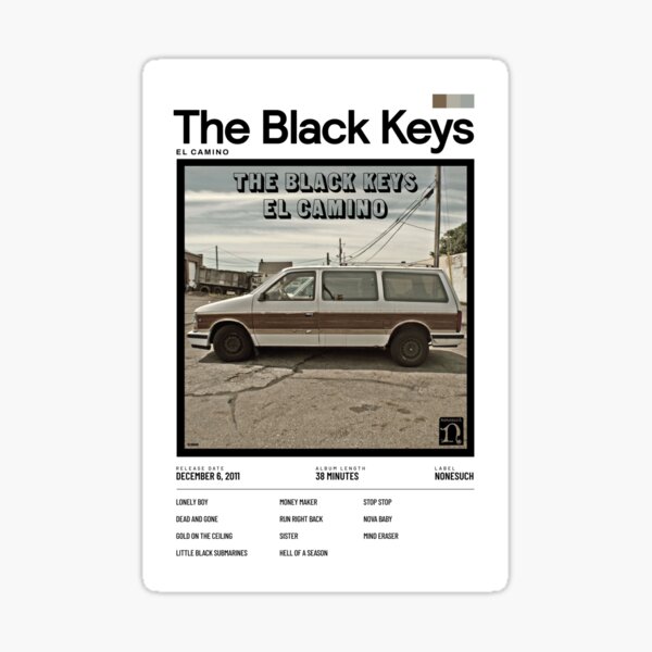 Black Keys El Camino Poster