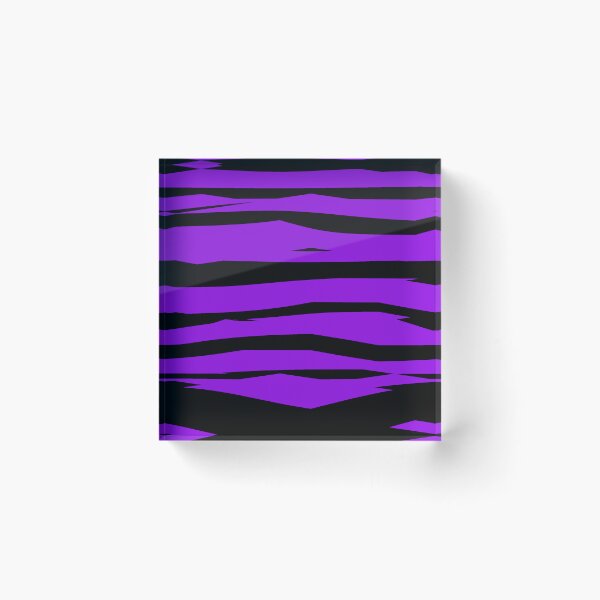Item preview, Jagged Black and Purple Horizontal Stripe Pattern designed and sold by TheRulerofEarth.