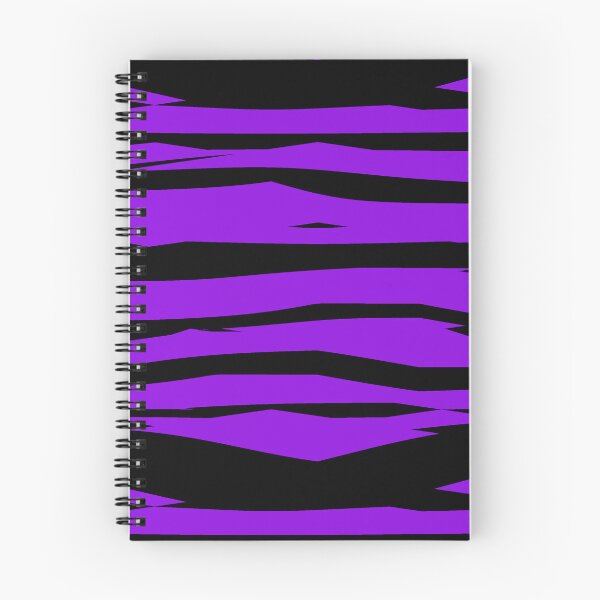 Item preview, Jagged Black and Purple Horizontal Stripe Pattern designed and sold by TheRulerofEarth.