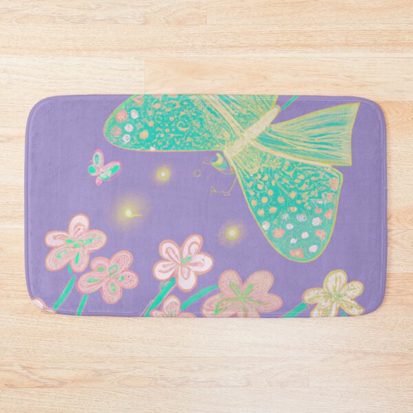 Item preview, green butterfly purple background designed and sold by janjacbu.