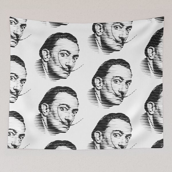 Item preview, Dalí Line Halftone designed and sold by jeffsmoll.
