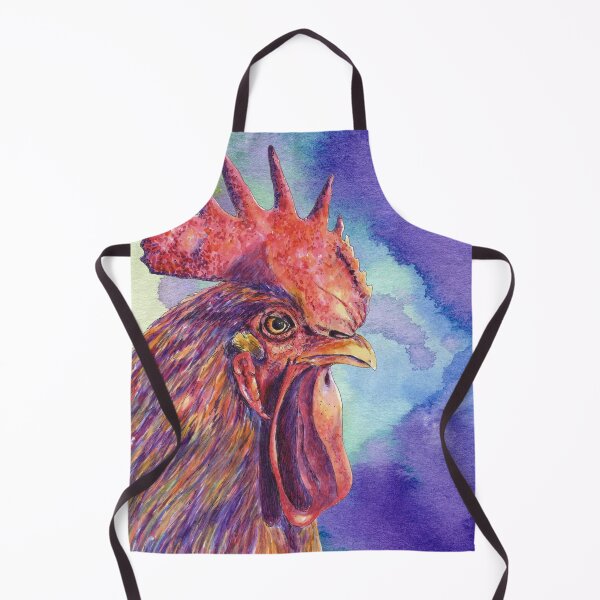 Item preview, Colorful Rooster designed and sold by Rhiannon Wolfe Art .