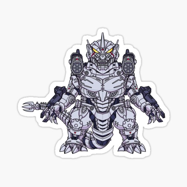 Vista previa del artículo con la obra «mechagodzilla», diseñado y vendido por Ash40k.