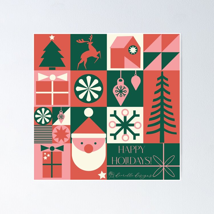 Diorelle Designs' Happy Holiday collection Sticker