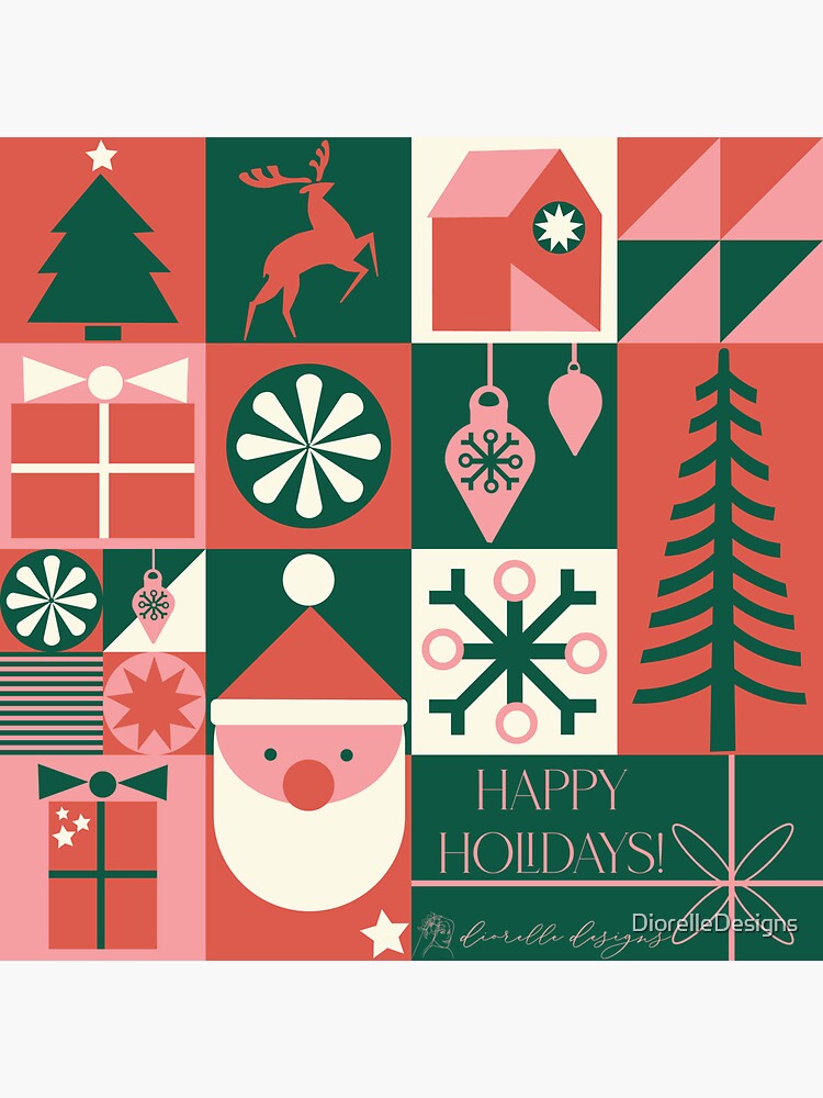 Diorelle Designs' Happy Holiday collection Sticker